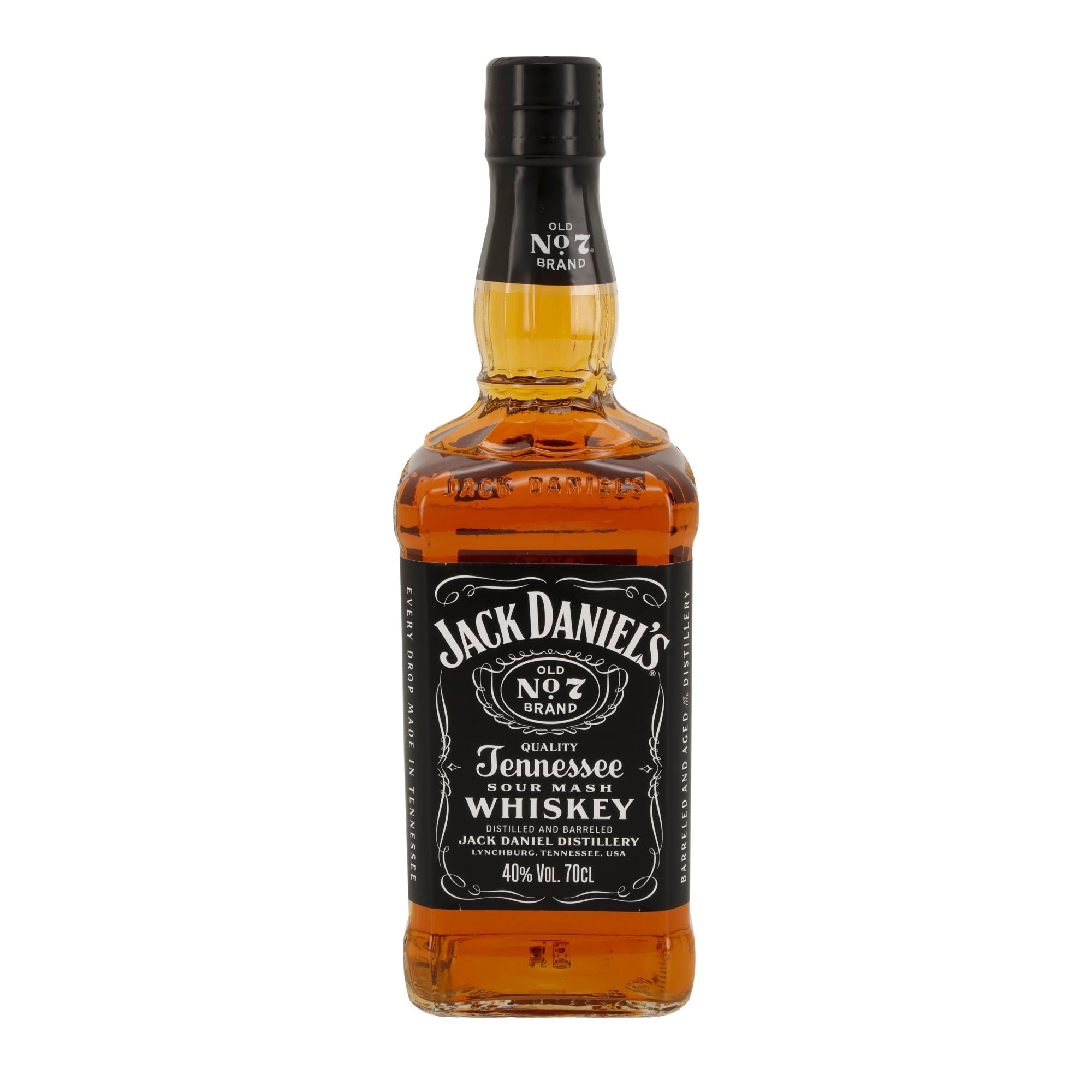 Jack Daniel’s Tennessee Whiskey | Old No. 7 | 40 % vol | 0,7 l Flasche Jack Daniel`s